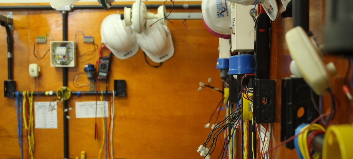 Laboratório para o Curso de Eletricista predial no Setcap